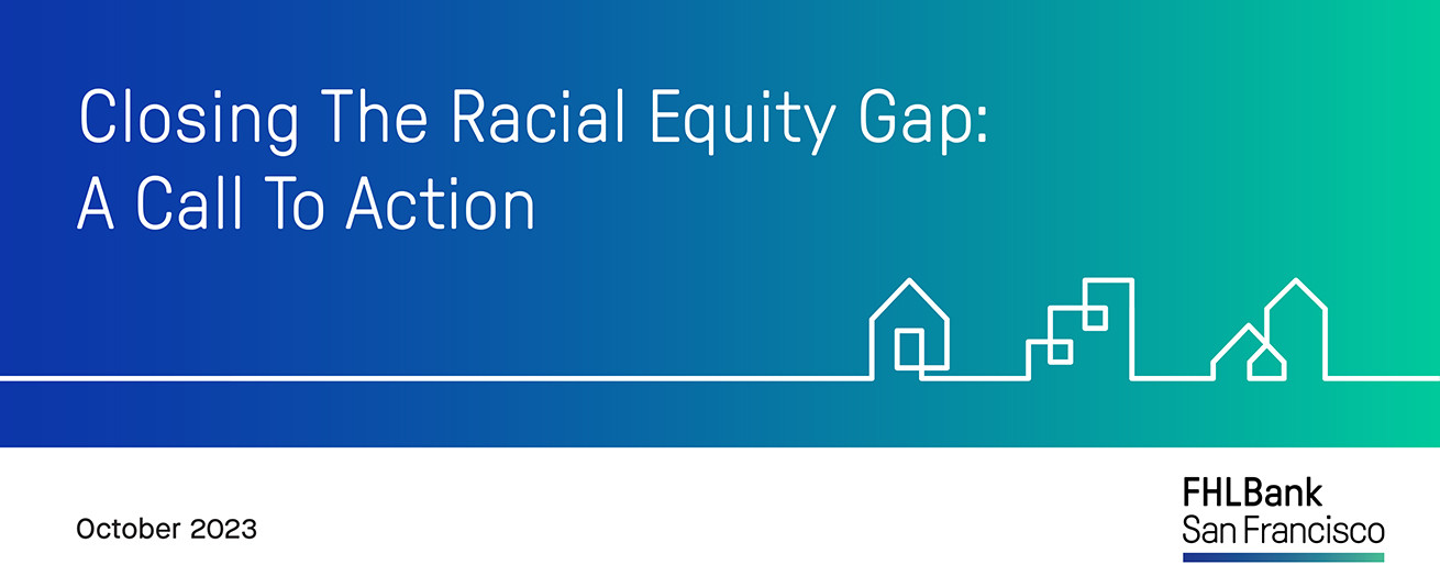 graphic that reads, "Closing The Racial Equity Gap: A Call To Action"