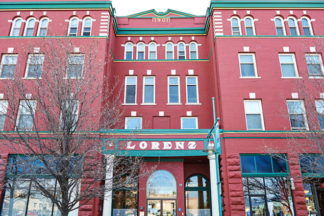 Built in 1901, The Lorenz Hotel is listed on the National Register of Historic Places.